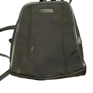 Chic and Timeless: Coach Black Fabric and Leather Trim Backpack - NWOT